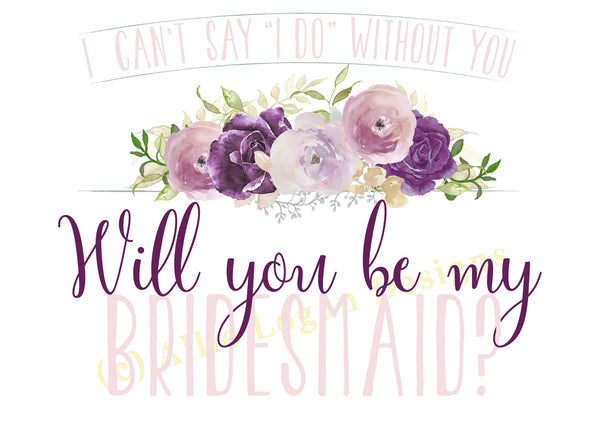 Bridesmaid Proposal Card - The Ashlynn Collection