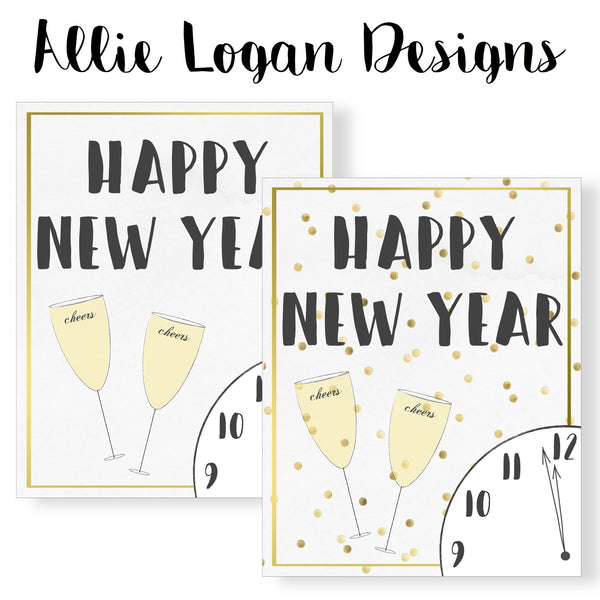 New Year's / January Monthly 8x10 Printable
