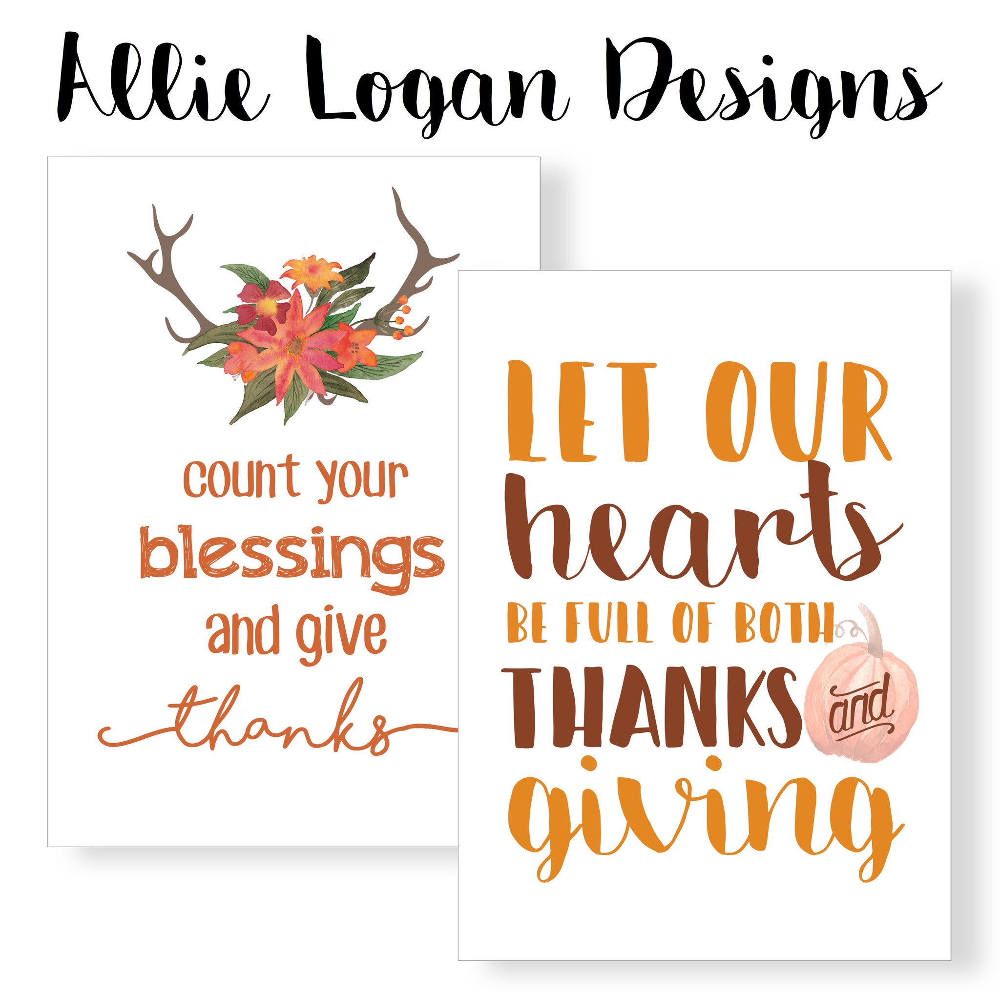 Thanksgiving / November Monthly 8x10 Printable