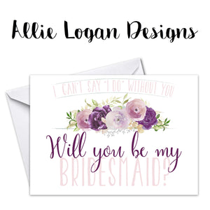 Bridesmaid Proposal Card - The Ashlynn Collection