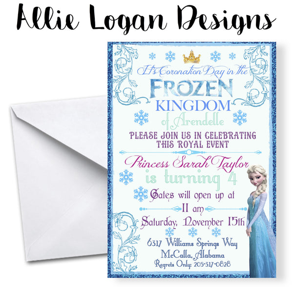 Frozen-Kingdom Birthday Invitation